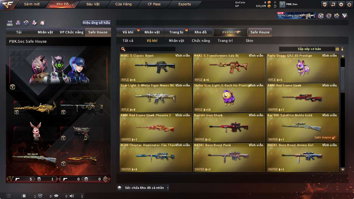 shop acc cf uy tin gia re
